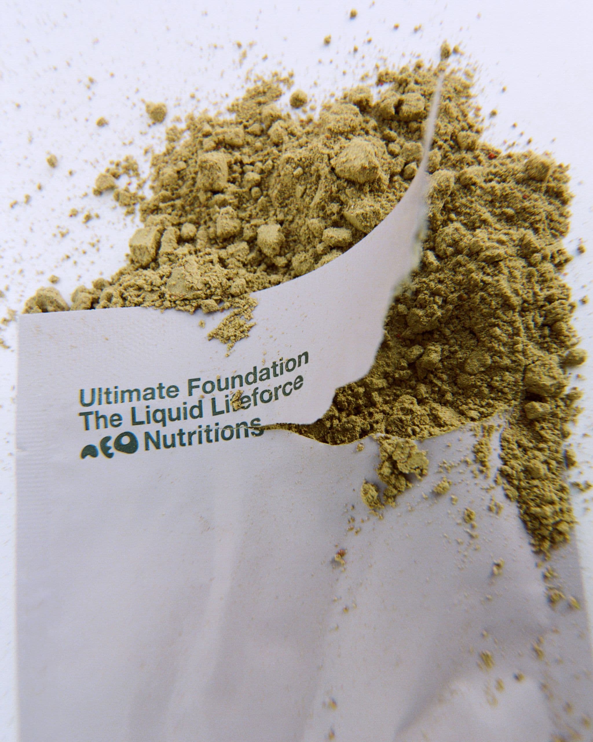 Sachet of Ultimate Foundation with Powder poured out